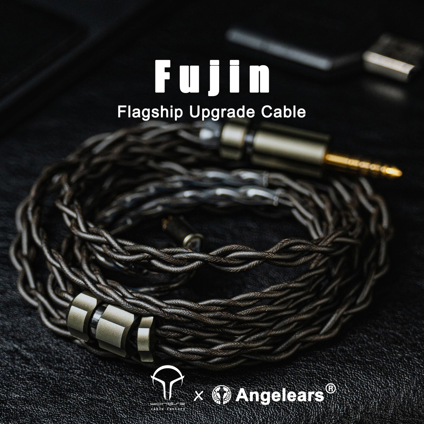 Angelears x Yongse Fujin Flagship Upgrade Cable Furukawa Cores Gold-Silver Alloy Palladium-plated Silver Pure Silver-plated OCC