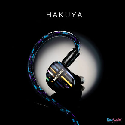 SeeAudio HAKUYA 10BA + 4EST Hybrid Driver Hifi In-Ear Headphones Music IEM Wired Earphones 2pin/4.4mm Detachable Cable